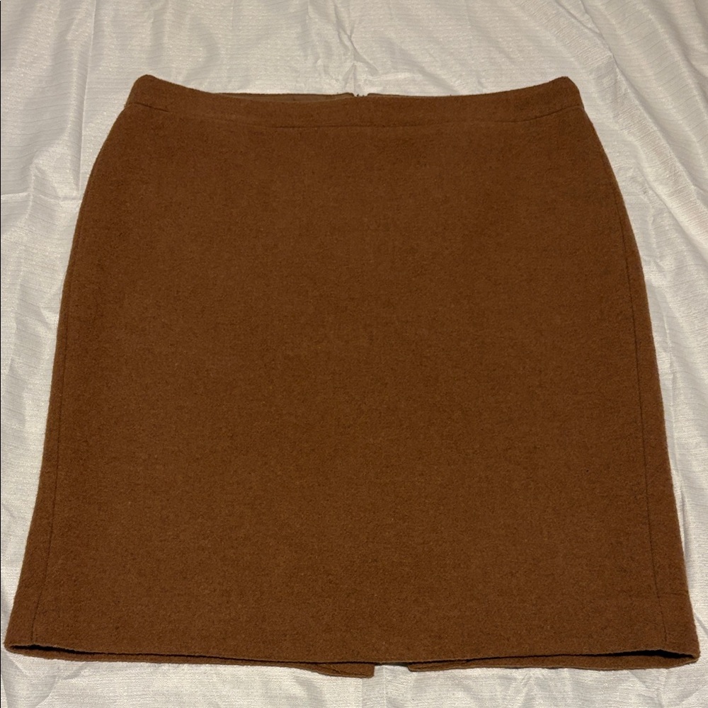J. Crew Women's Brown Pencil Skirt